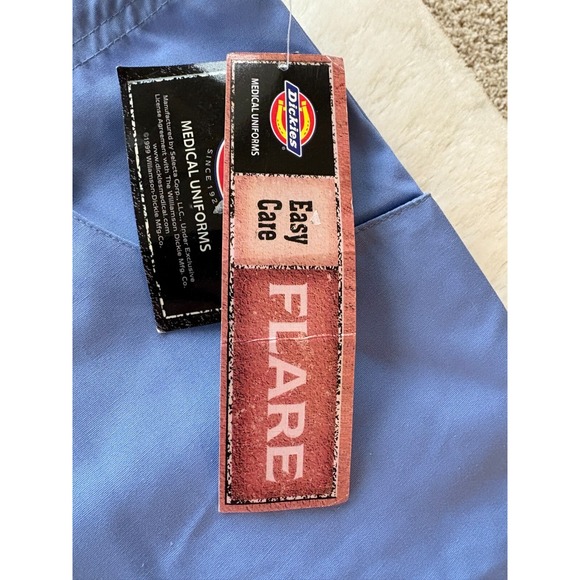 dickies scrub pants small new‎ with tags blue drawstring wasit - Picture 3 of 3